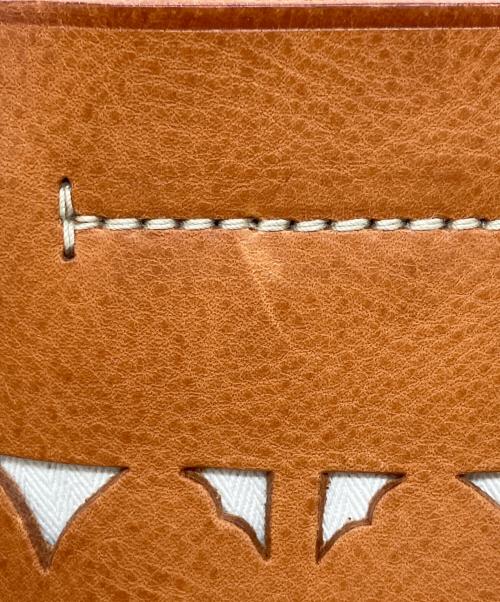 genten（ゲンテン）genten (ゲンテン) 杏カットワークハンドバッグ ブラウンの古着・服飾アイテム