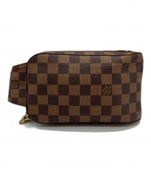 LOUIS VUITTON（ルイ ヴィトン）の古着「ボディーバッグ  ダミエ ジェロニモス」｜ブラウン