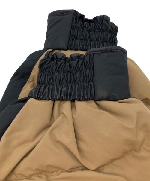 FIRST DOWN（ファーストダウン）FIRST DOWN (ファーストダウン) ロングダウン フーディジャケット ブラウン サイズ:Mの古着・服飾アイテム