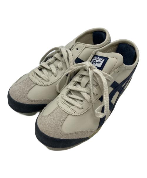 Onitsuka Tiger（オニツカタイガー）Onitsuka Tiger (オニツカタイガー) MEXICO 66 ローカットスニーカー ライトグレー サイズ:24㎝の古着・服飾アイテム