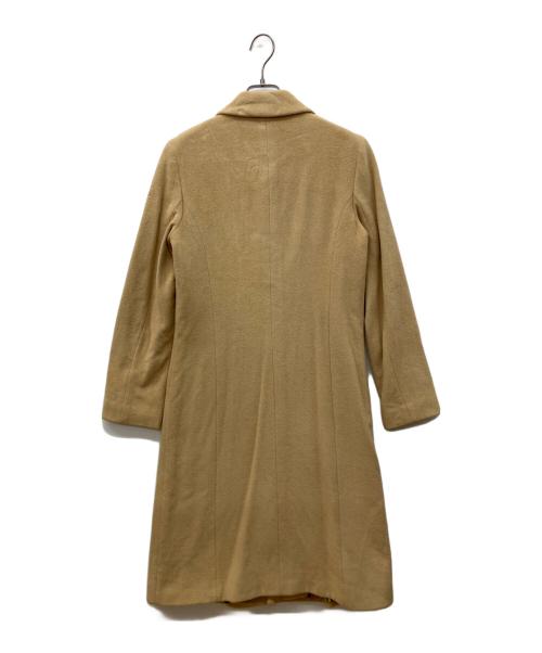 BURBERRY BLUE LABEL（バーバリー ブルー レーベル）BURBERRY BLUE LABEL (バーバリー ブルー レーベル) アンゴラステンカラーコート ベージュ サイズ:40の古着・服飾アイテム