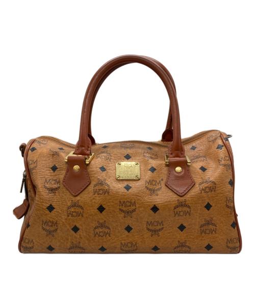 MCM（エムシーエム）MCM (エムシーエム) ヴィセトス柄ボストンバッグ ブラウンの古着・服飾アイテム