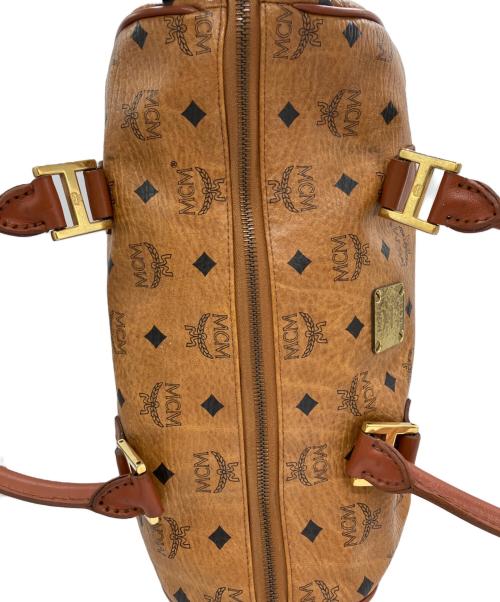 MCM（エムシーエム）MCM (エムシーエム) ヴィセトス柄ボストンバッグ ブラウンの古着・服飾アイテム
