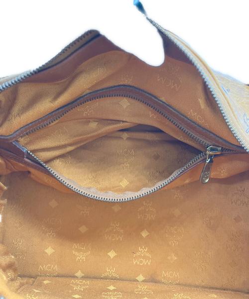 MCM（エムシーエム）MCM (エムシーエム) ヴィセトス柄ボストンバッグ ブラウンの古着・服飾アイテム