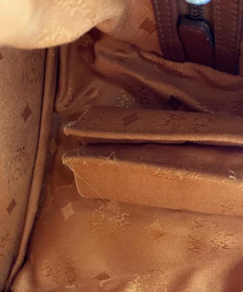 MCM（エムシーエム）MCM (エムシーエム) ヴィセトス柄ボストンバッグ ブラウンの古着・服飾アイテム
