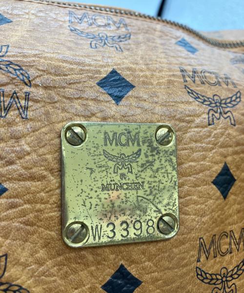 MCM（エムシーエム）MCM (エムシーエム) ヴィセトス柄ボストンバッグ ブラウンの古着・服飾アイテム