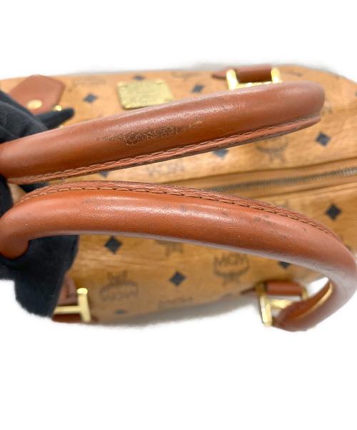 MCM（エムシーエム）MCM (エムシーエム) ヴィセトス柄ボストンバッグ ブラウンの古着・服飾アイテム