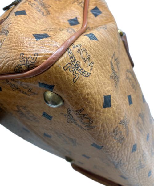 MCM（エムシーエム）MCM (エムシーエム) ヴィセトス柄ボストンバッグ ブラウンの古着・服飾アイテム