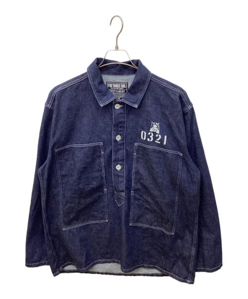 Hysteric Glamour（ヒステリックグラマー）Hysteric Glamour (ヒステリックグラマー) HYSTERIC 0321 デニムプルオーバーシャツ インディゴ サイズ:Mの古着・服飾アイテム