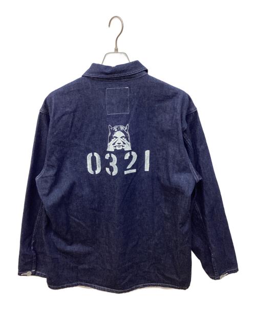 Hysteric Glamour（ヒステリックグラマー）Hysteric Glamour (ヒステリックグラマー) HYSTERIC 0321 デニムプルオーバーシャツ インディゴ サイズ:Mの古着・服飾アイテム