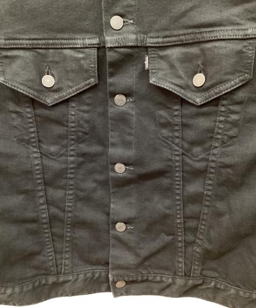 Hysteric Glamour（ヒステリックグラマー）Hysteric Glamour (ヒステリックグラマー) KINKY 3rd型 ストレッチ ブラックデニムジャケット ブラック サイズ:Lの古着・服飾アイテム