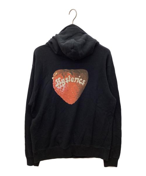 Hysteric Glamour（ヒステリックグラマー）Hysteric Glamour (ヒステリックグラマー) SKULL BERRY パーカー ブラック サイズ:Lの古着・服飾アイテム