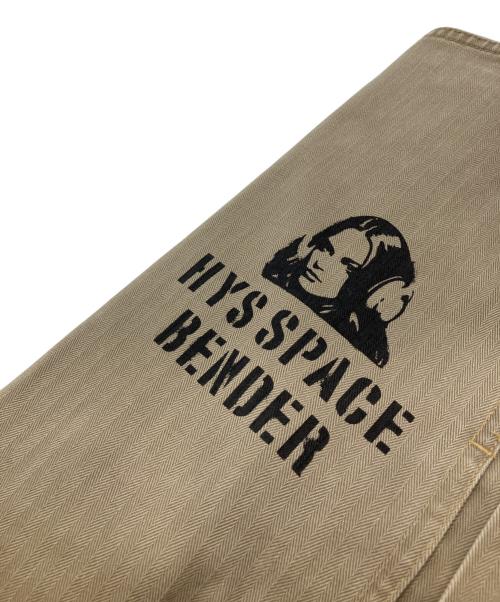 Hysteric Glamour（ヒステリックグラマー）Hysteric Glamour (ヒステリックグラマー) HYS SPACE BENDER M-44 HBTシャツジャケット ベージュ サイズ:Lの古着・服飾アイテム