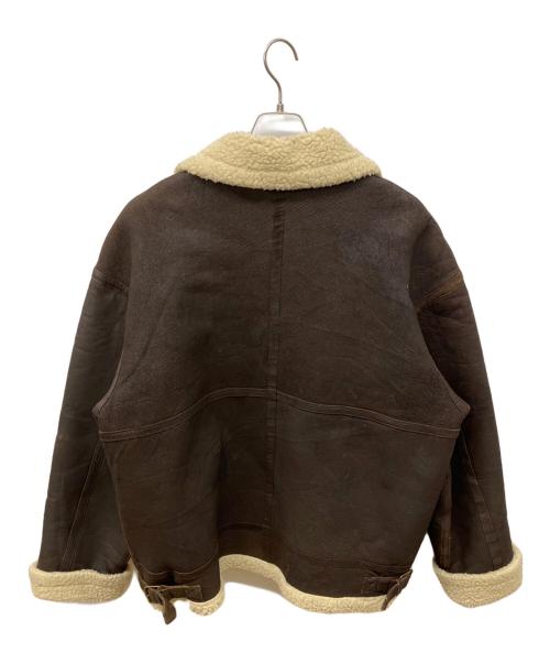 wilsons leather（ウィルソンズレザー）wilsons leather (ウィルソンズレザー) ムートンジャケット ブラウン サイズ:XLの古着・服飾アイテム
