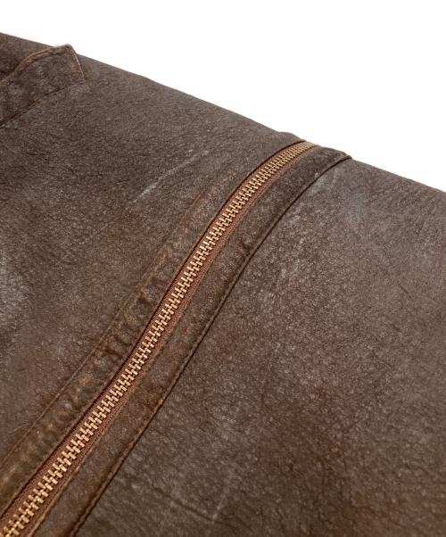 wilsons leather（ウィルソンズレザー）wilsons leather (ウィルソンズレザー) ムートンジャケット ブラウン サイズ:XLの古着・服飾アイテム