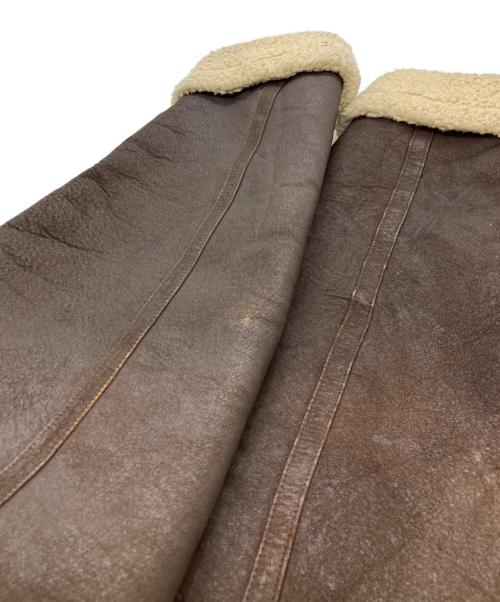 wilsons leather（ウィルソンズレザー）wilsons leather (ウィルソンズレザー) ムートンジャケット ブラウン サイズ:XLの古着・服飾アイテム