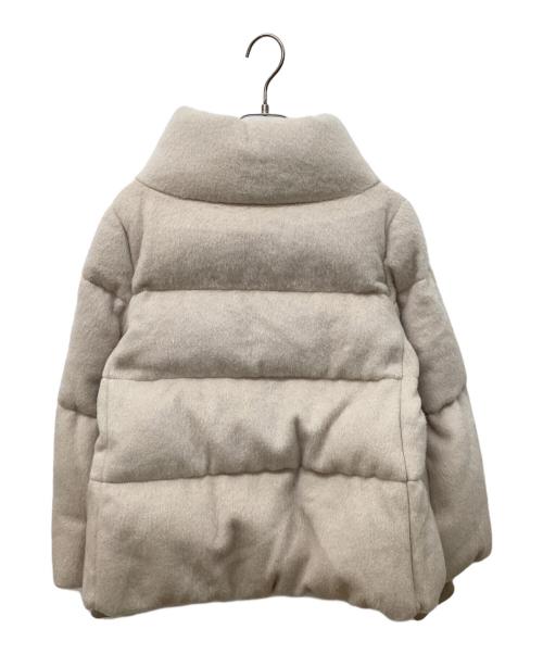 ANAYI（アナイ）ANAYI (アナイ) アルパカシャギーダウンコート ベージュ サイズ:36 未使用品の古着・服飾アイテム