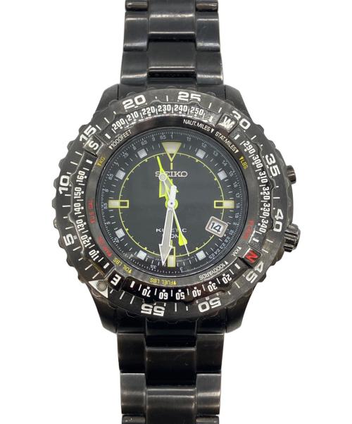 SEIKO（セイコー）SEIKO (セイコー) KINETIC 100M ブラックの古着・服飾アイテム