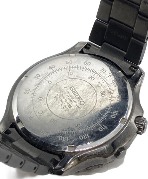 SEIKO（セイコー）SEIKO (セイコー) KINETIC 100M ブラックの古着・服飾アイテム