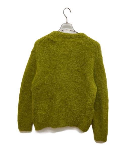 SHIPS（シップス）SHIPS (シップス) スリアルパカ Vネックカーディガン グリーン サイズ:Lの古着・服飾アイテム