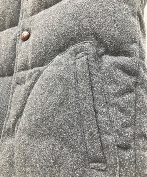 DANTON（ダントン）DANTON (ダントン) ウールモッサダウンベスト グレー サイズ:40の古着・服飾アイテム