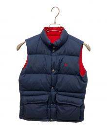 POLO RALPH LAUREN（ポロ・ラルフローレン）の古着「リバーシブルダウンベスト」｜ネイビー