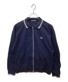 FRED PERRY×BEAUTY&YOUTH（フレッドペリー×ビューティーアンドユース）の古着「Zip-Through Pique Polo Shirt」｜ネイビー
