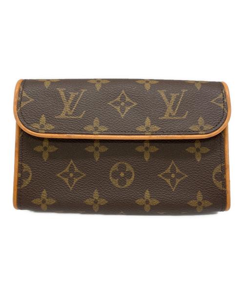 LOUIS VUITTON（ルイ ヴィトン）LOUIS VUITTON (ルイ ヴィトン) ウエストポーチ ポシェットフロランティーヌ ブラウンの古着・服飾アイテム
