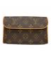LOUIS VUITTON（ルイ ヴィトン）の古着「ウエストポーチ ポシェットフロランティーヌ」｜ブラウン