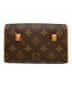 LOUIS VUITTON (ルイ ヴィトン) ウエストポーチ ポシェットフロランティーヌ ブラウン：60000円