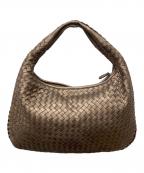 BOTTEGA VENETAボッテガベネタ）の古着「イントレチャートワンショルダーバッグ/ホーボーバッグ」｜ブロンズ