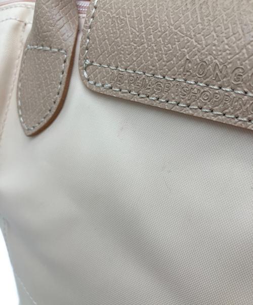 LONGCHAMP（ロンシャン）LONGCHAMP (ロンシャン) ルプリアージュトートバッグ ベージュの古着・服飾アイテム