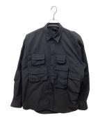 DAIWA PIER39ダイワ ピア39）の古着「TECH ANGLERS SHIRTS L/S」｜ブラック