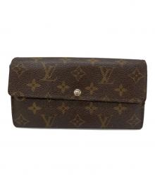 LOUIS VUITTON（ルイ ヴィトン）の古着「ポルトフォイユ・サラ 長財布」｜ブラウン