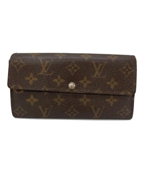 LOUIS VUITTON（ルイ ヴィトン）LOUIS VUITTON (ルイ ヴィトン) ポルトフォイユ・サラ 長財布 ブラウンの古着・服飾アイテム