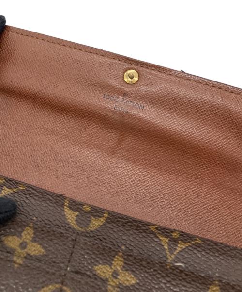 LOUIS VUITTON（ルイ ヴィトン）LOUIS VUITTON (ルイ ヴィトン) ポルトフォイユ・サラ 長財布 ブラウンの古着・服飾アイテム