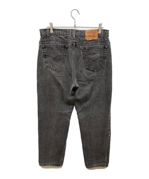 LEVI'S（リーバイス）LEVI'S (リーバイス) 後染め550ブラックデニムパンツ ブラック サイズ:W36×L32の古着・服飾アイテム