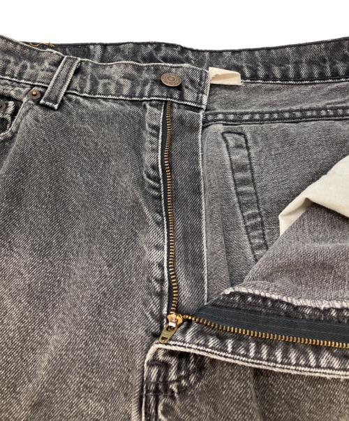 LEVI'S（リーバイス）LEVI'S (リーバイス) 後染め550ブラックデニムパンツ ブラック サイズ:W36×L32の古着・服飾アイテム