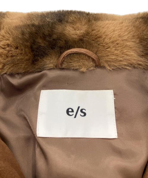 e/s（エマスライ）E/S (エマスライ) SLY (スライ) ZIP UP VOLUME JK ブラウン サイズ:FREEの古着・服飾アイテム