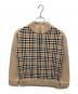 BURBERRY BLACK LABEL（バーバリーブラックレーベル）の古着「ノヴァチェックニットジャケット」｜ベージュ