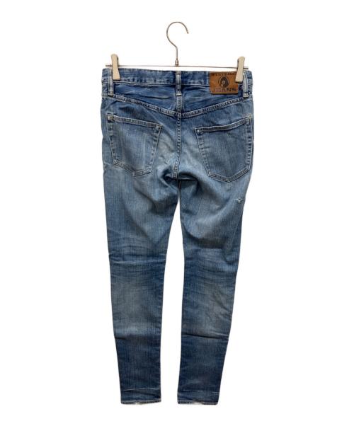 Hysteric Glamour（ヒステリックグラマー）Hysteric Glamour (ヒステリックグラマー) MC5 GUITAR ARMY スタッズデニムパンツ インディゴ サイズ:XXSの古着・服飾アイテム