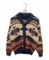 Hysteric Glamour（ヒステリックグラマー）の古着「SEE NO EVIL ジャカード ショールカーディガン」｜ベージュ