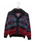 Hysteric Glamour（ヒステリックグラマー）の古着「SEE NO EVIL ジャカード ショールカーディガン」｜ブラック