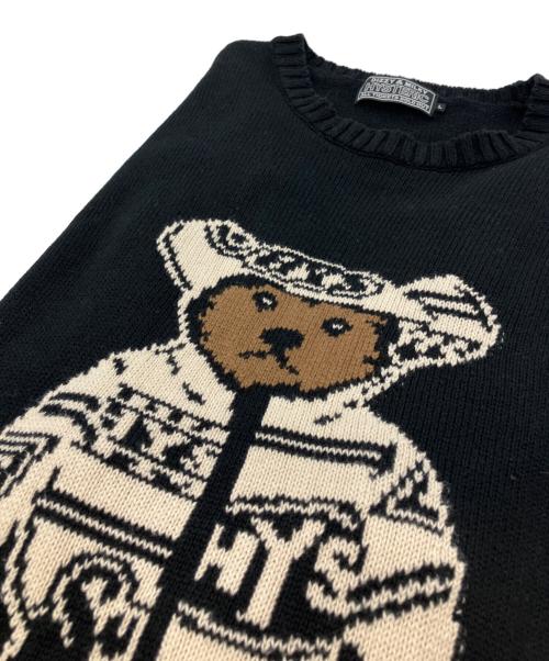 Hysteric Glamour（ヒステリックグラマー）Hysteric Glamour (ヒステリックグラマー) BEAR PANTHERジャカード セーター ブラック サイズ:Lの古着・服飾アイテム