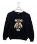 Hysteric Glamour（ヒステリックグラマー）の古着「BEAR PANTHERジャカード セーター」｜ブラック