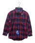 PENDLETON（ペンドルトン）の古着「オンブレチャックネルシャツ」｜レッド×ネイビー