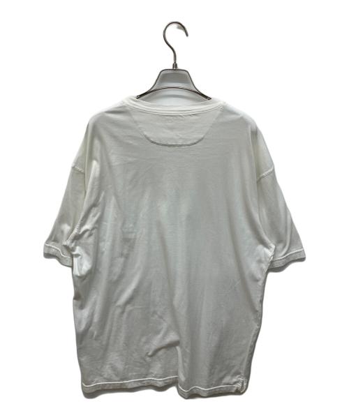 PRADA（プラダ）PRADA (プラダ) トライアングルロゴTシャツ ホワイト サイズ:XXLの古着・服飾アイテム