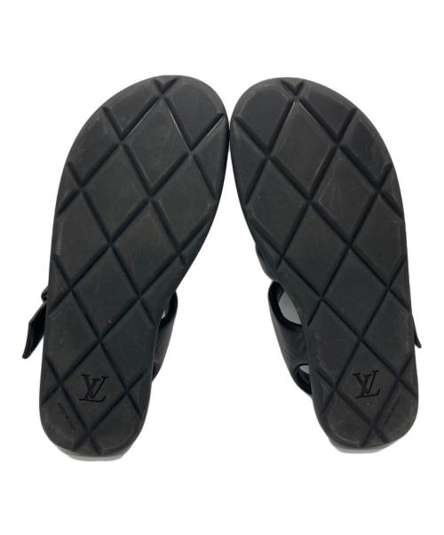 LOUIS VUITTON（ルイ ヴィトン）LOUIS VUITTON (ルイ ヴィトン) ヴェニスサンダル ブラック サイズ:11の古着・服飾アイテム