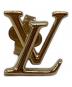 LOUIS VUITTON（ルイ ヴィトン）の古着「ピアス･LV アイコニック」｜ゴールド