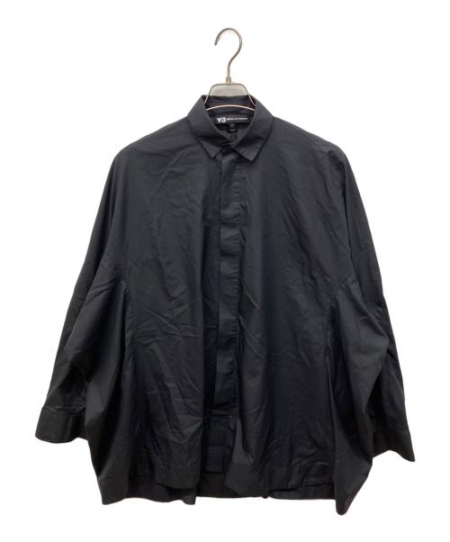Y-3（ワイスリー）Y-3 (ワイスリー) W ADIZERO SHIRT ブラック サイズ:2XSの古着・服飾アイテム